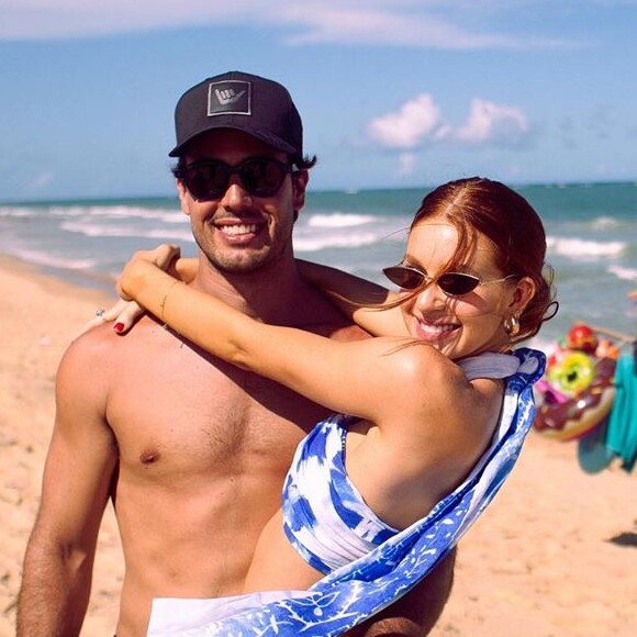 Marina Ruy Barbosa e o marido, Xande Negrão, estão passando uma temporada nos EUA