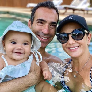 Ticiane Pinheiro elogiou atuação de Cesar Tralli como pai