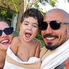 Ex-BBBs Aline Gotschalg e Fernando Medeiros são pais de Lucca, de 3 anos