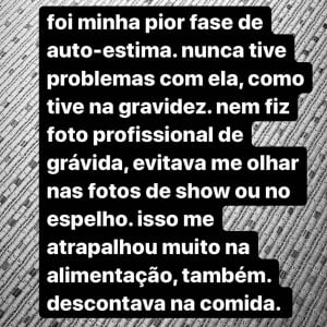 Marília Mendonça teve problemas de autoestima na gravidez