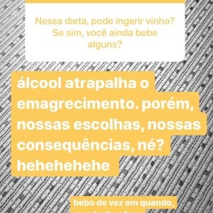 Marília Mendonça responde dúvidas sobre sua dieta no Instagram