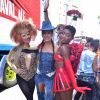 Natallia Rodrigues, Fernanda Paes Leme e Érika Januza arrasaram no bloco Casa Comigo, um dos mais populares do Carnaval de São Paulo