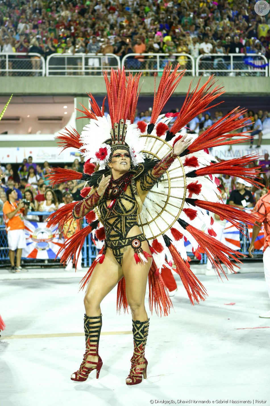 Carnaval 2020: Jack Maia é a rainha de bateria da Estácio de Sá