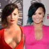 Demi Lovato é fã dos fios coloridos! A cantora, que já teve o cabelo roxo e rosa, agora apareceu com as pontas azuis. Ela exibiu o resultado da mudança para seus fãs nas redes sociais
