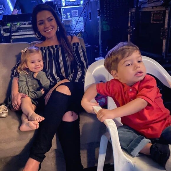 Thais Fersoza falou sobre a relação com os filhos, Melinda e Teodoro