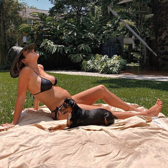 Giovanna Ewbank está grávida do primeiro filho biológico