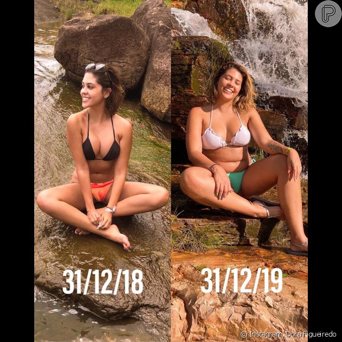 Dora Figueiredo Mostra No Instagram Fotos Com Antes E Depois Do Seu Corpo Não é Só Sobre O 5553