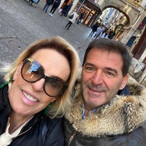 Ana Maria Braga se casou com o empresário Johnny Lucet em fevereiro de 2020