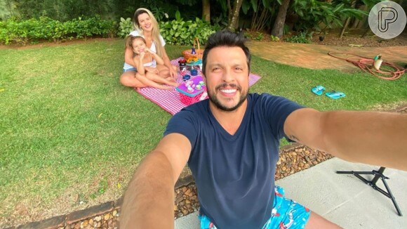 Wellington Muniz, o Ceará, publicou foto da família no Instagram nesta quarta-feira, 1 de abril de 2020