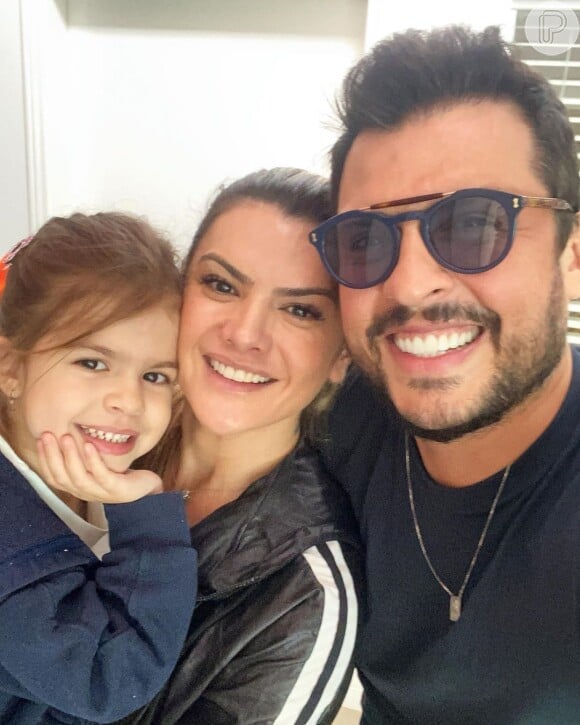 Valentina é sucesso nas redes sociais dos pais, Wellington Muniz, o Ceará, e Mirella Santos