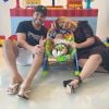 Marília Mendonça e Murilo Huff comemoraram 4 meses do filho