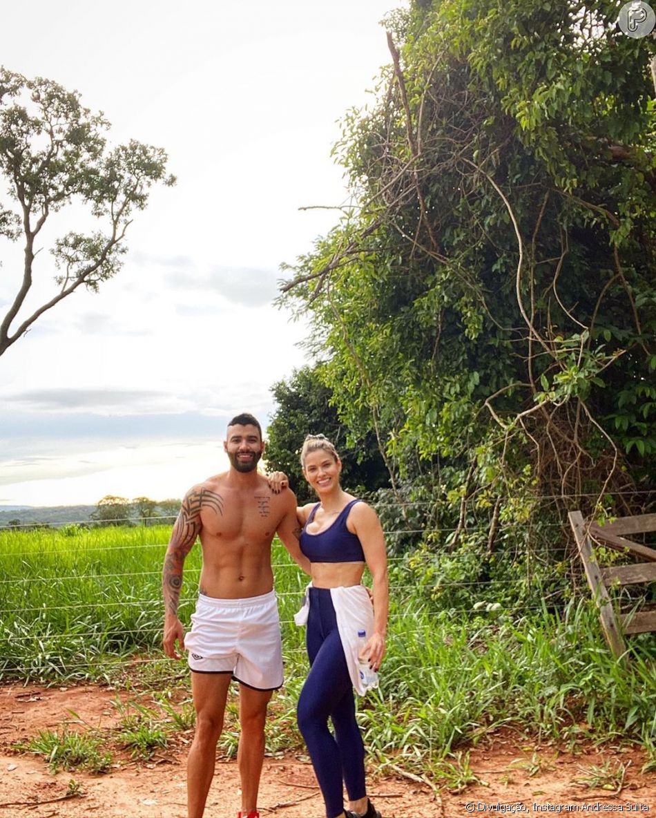 Andressa Suita e Gusttavo Lima moram em uma fazenda - Purepeople