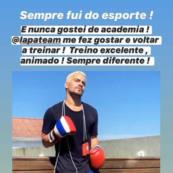 Thiago Martins redobrou cuidados com o corpo