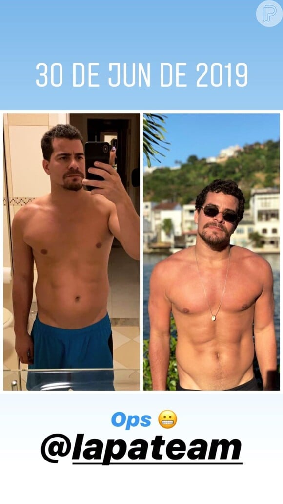 Thiago Martins mostrou mudanças no corpo em foto no Instagram