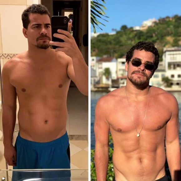 Thiago Martins mostrou mudanças no corpo em foto no Instagram