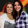 Daniela Mercury também participou do ensaio com Ivete Sangalo