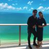 Jessica Costa e Sandro Pedroso em viagem a Miami