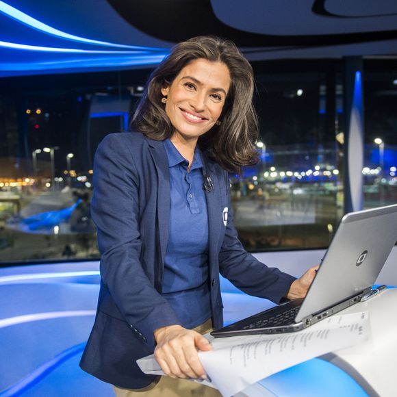 Renata Vasconcellos é apresentadora do 'Jornal Nacional'