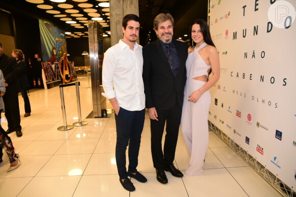 Enzo Celulari gravou vídeo com o pai, Edson Celulari, e a irmã, Sophia Raia