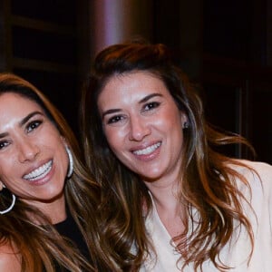 Rebeca Abravanel é irmã de Patricia Abravanel e se divertiu com ela em festa junina no fim de semana