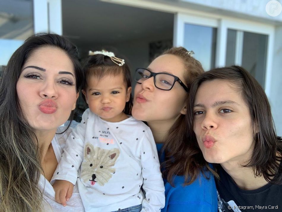 Mayra Cardi Compartilha Foto Com Filhos E A Nora Purepeople