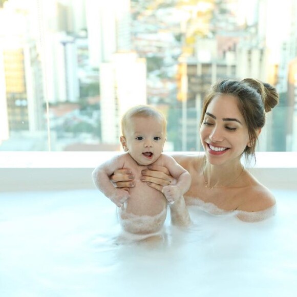 'Peixinho', afirmou Romana Novais ao ver o filho Ravi animado