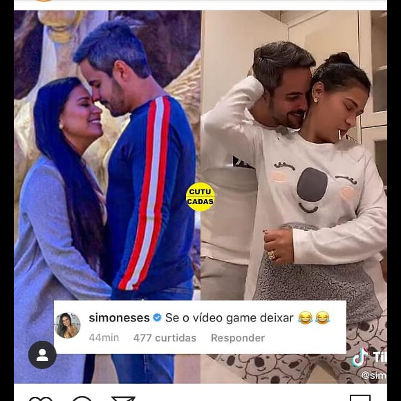 Simone expõe vício do marido e Kaká Diniz responde na web