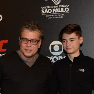 Fábio Assunção e o filho João, de 17 anos