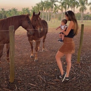 Theo é o primeiro filho de Biah Rodrigues e de Sorocaba