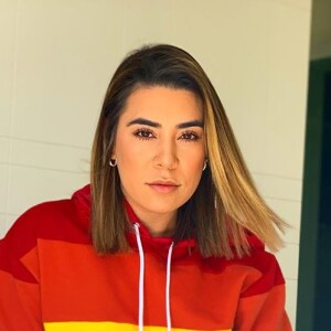 Antes de pintar cabelo, Naiara Azevedo era morena iluminada