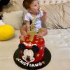 Filho de Cristiano usa look do Mickey em foto aos 7 meses