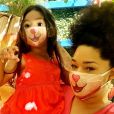Juliana Alves faz festa de aniversário para filha, Yolanda