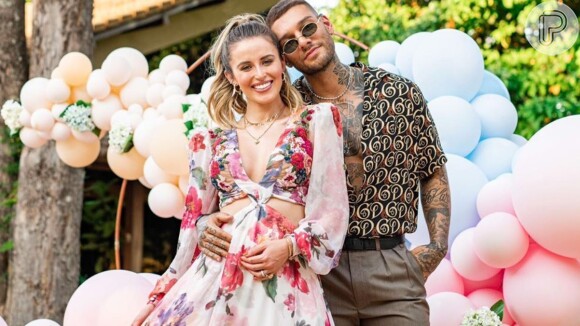 Lucas Lucco e Lorena Carvalho anunciam sexo do filho, em 3 de outubro de 2020
