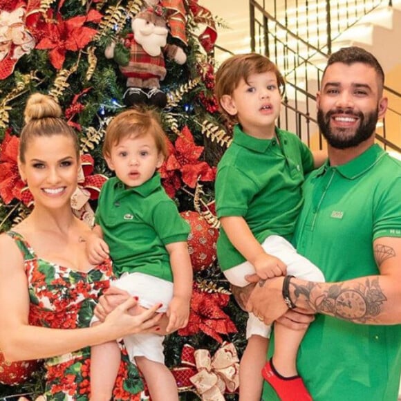 Andressa Suita e Gusttavo Lima tiveram dois filhos, Gabriel e Samuel, durante casamento de quase 5 anos