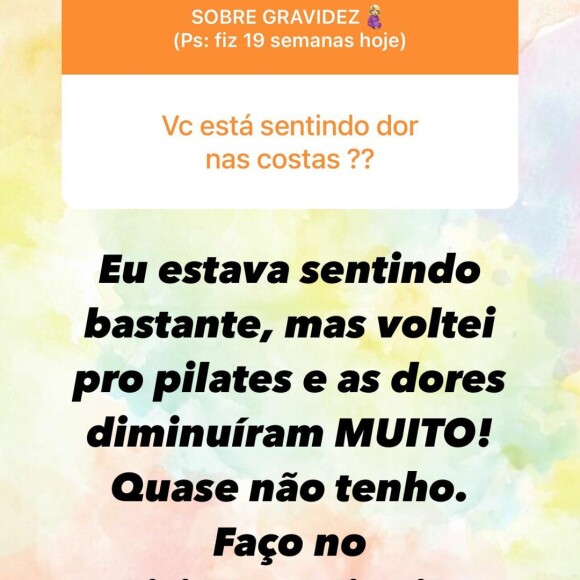 Mulher de Lucas Lucco faz pilates na gravidez de 1º filho com Lucas Lucco