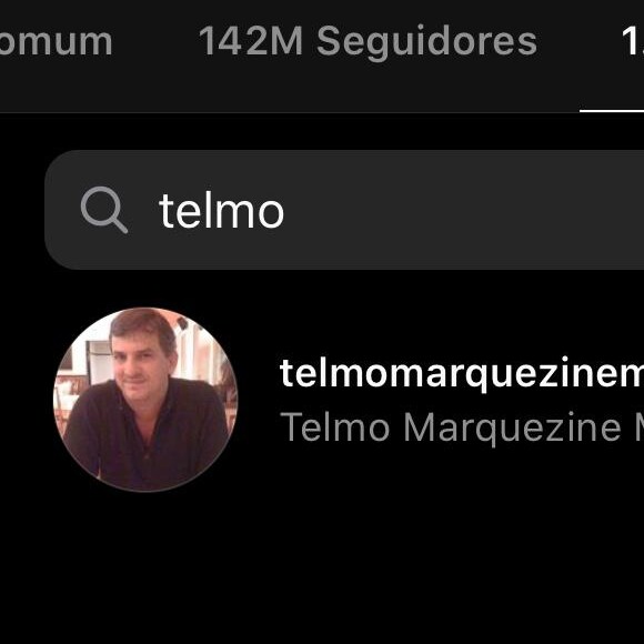 Neymar volta a seguir Telmo Maia, pai de Bruna Marquezine