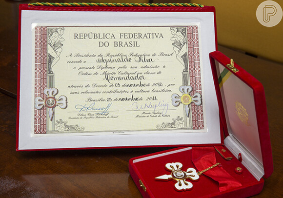 Aguinaldo Silva foi condecorado Comendador da Ordem do Mérito Cultural do Governo Brasileiro