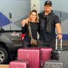 Naiara Azevedo curtiu viagem com o marido, Rafael Cabral, a Dubai