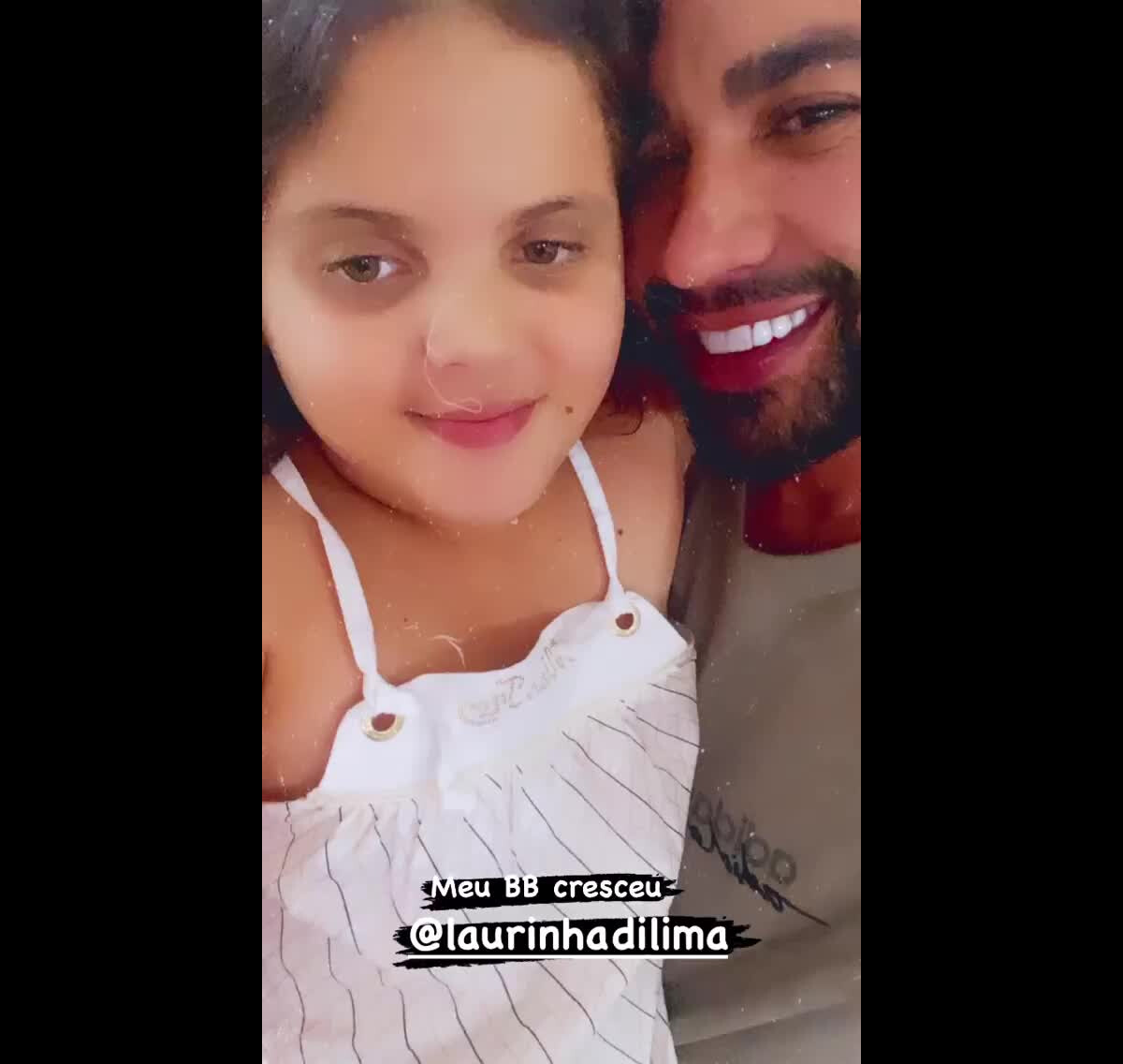 Vídeo Gusttavo Lima se surpreendeu com crescimento da sobrinha Laura