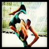 A atriz Pérola Faria costuma compartilhar fotos em seu Instagram em ação nas atividades físicas