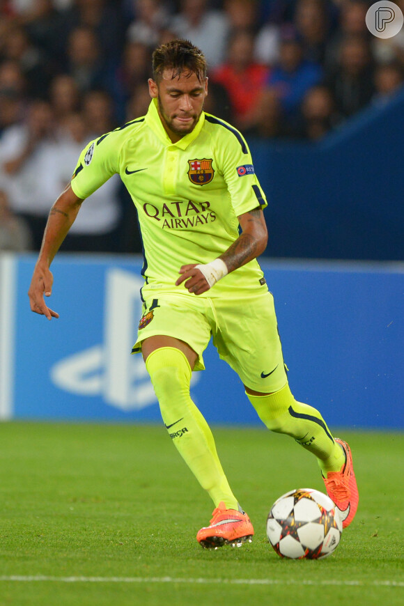 Neymar marcou o primeiro gol do Barcelona neste sábado, 8 de novembro de 2014