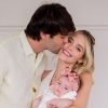 Kaká celebra novo momento com a filha
