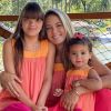 Ticiane Pinheiro, mãe de Rafaella Justus, de 11 anos, e Manuella, de 6 meses, se encantou com a apresentação da filha mais velha