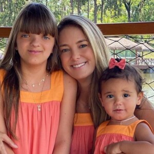 Ticiane Pinheiro, mãe de Rafaella Justus, de 11 anos, e Manuella, de 6 meses, se encantou com a apresentação da filha mais velha