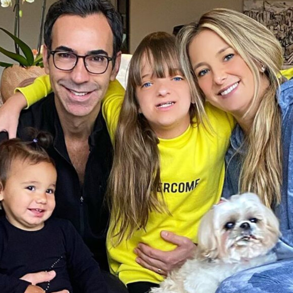 Filha de Ticiane Pinheiro e Roberto Justus, Rafaella Justus mantém ótima relação com o padrasto, César Tralli