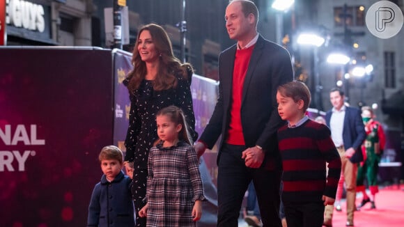 Filhos de Kate Middleton e príncipe William aparecem em cartão de Natal, em 12 de dezembro de 2020