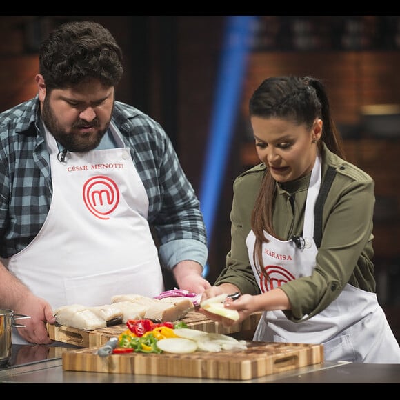 Maraisa fez dupla com Cesa Menotti no Masterchef