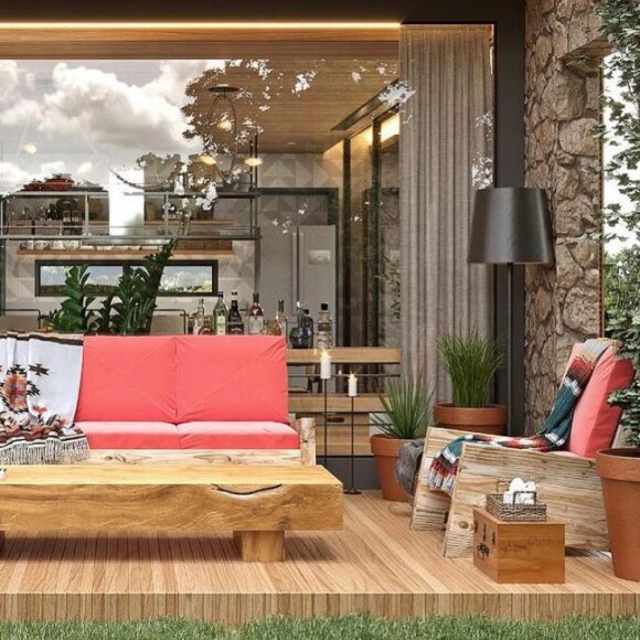 Rancho de Bruno Gagliasso possui placas solares, reuso de água, teto verde e cortinas automáticas para preservar a temperatura ambiente conforme o deslocamento do sol
