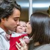 Filho de Sthefany Brito impressionou fãs da atriz por foto logo após o parto, em 1º de novembro de 2020: 'Bebê gigante'