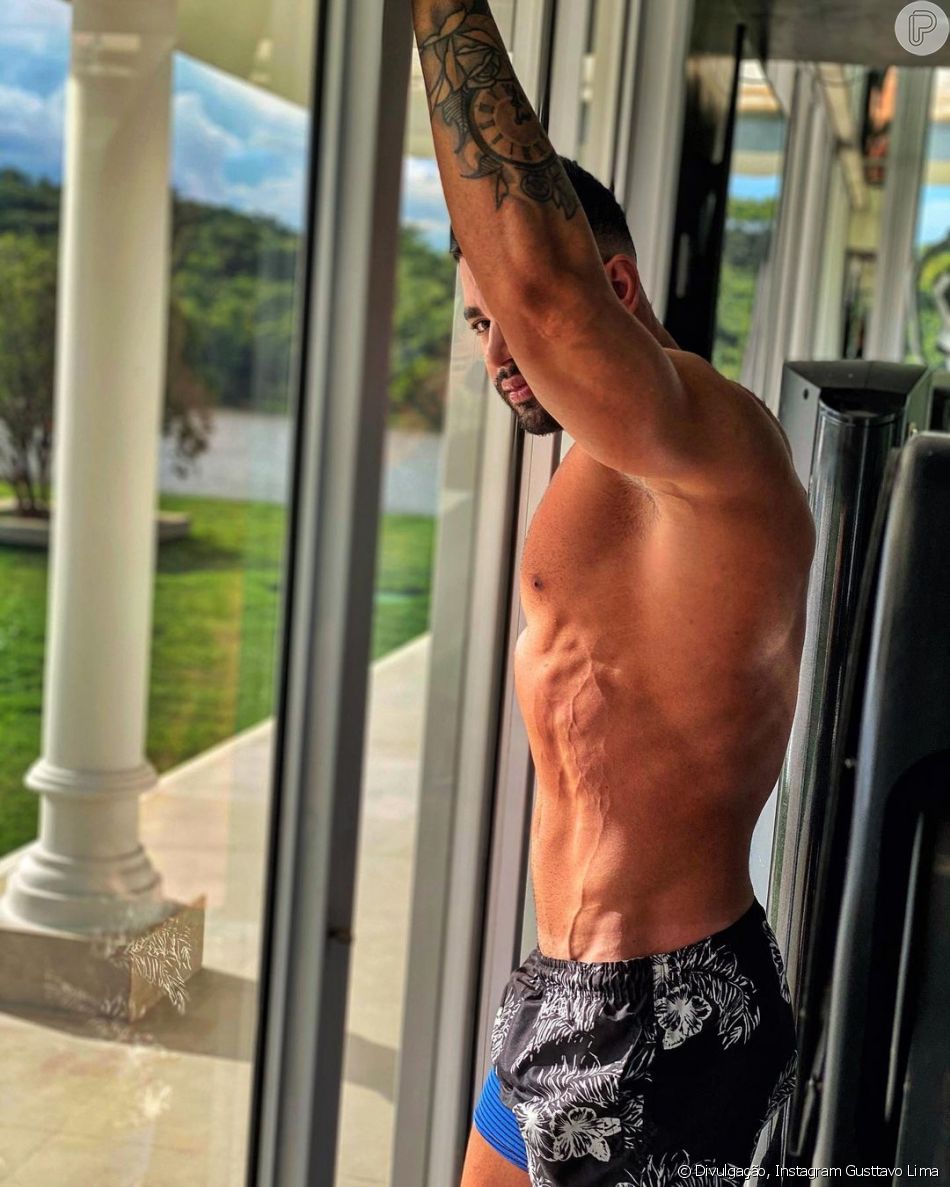 Gusttavo Lima Exibiu O Corpo Musculoso Purepeople